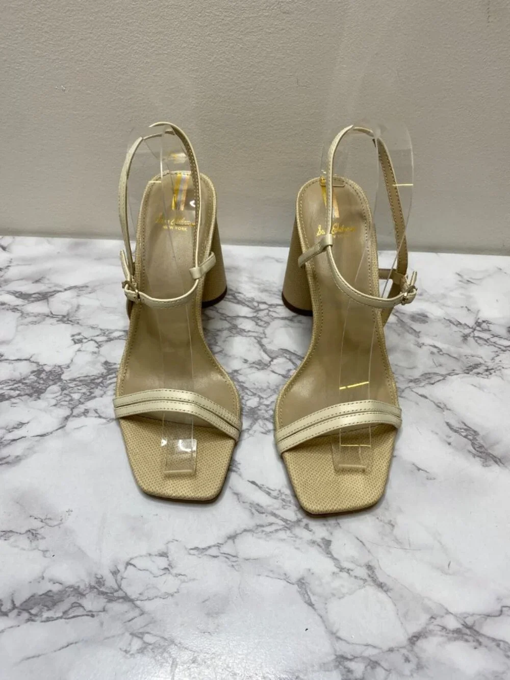 Sam Edelman Women's Kit Nude Strappy Heel Sz 8.5